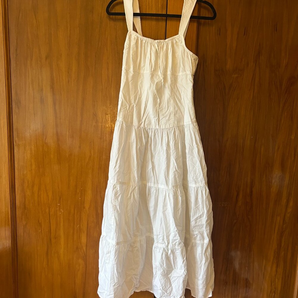 Aritzia Strudel Poplin Maxi Dress- M